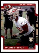 2017 Panini Donruss Solomon Thomas Rookie San Francisco 49ers #366 NFL Football