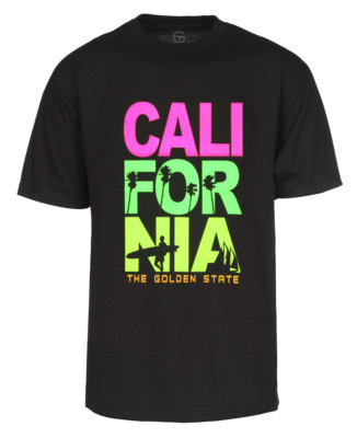 Men's California The Golden State T Shirt - Black