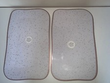 Formica Terrazzo “Look” Rose Gold Retro Countertop 18” NEW-Melamine Tray Set (2)