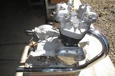 Triumph exhaust headers pipe set 70-5957 T120 TR6 650 Unit Twin Bare Steel