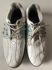 ADIDAS Adiprene 3D FIT FOAM TOUR 360 GOLF SHOES White/blue SIZE 8