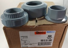 1 NEW NIBCO CHEMTROL CB18100 5133 2  SCH 80 CPVC SOCKET UNION NNB  MAKE OFFER 