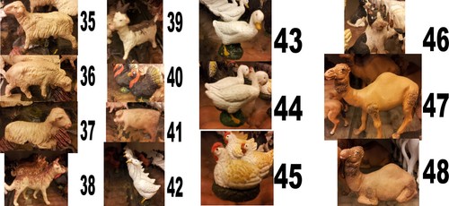 2 Camellos X Pastores Terracota 10CM Trajes Históricos Animal Crib Crèche