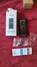 RING Video Doorbell CAMERA Wired Black 5AT3T5 G2