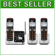 DECT 6.0 3-Handset Cordless Phone with Smart Call Blocking  Answering Machine