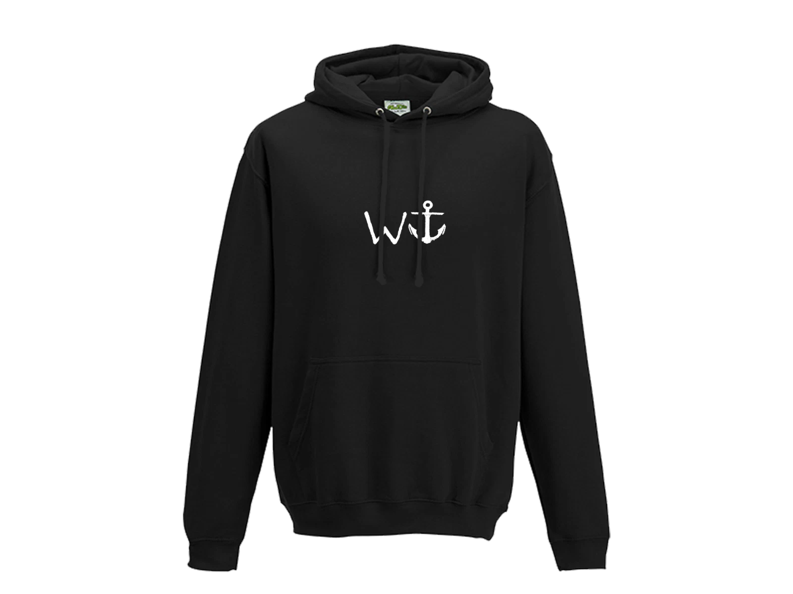 RHUDE Felpa con cappuccio ricamata W Anchor divertente maleducata felpa con cappuccio regalo scherzo