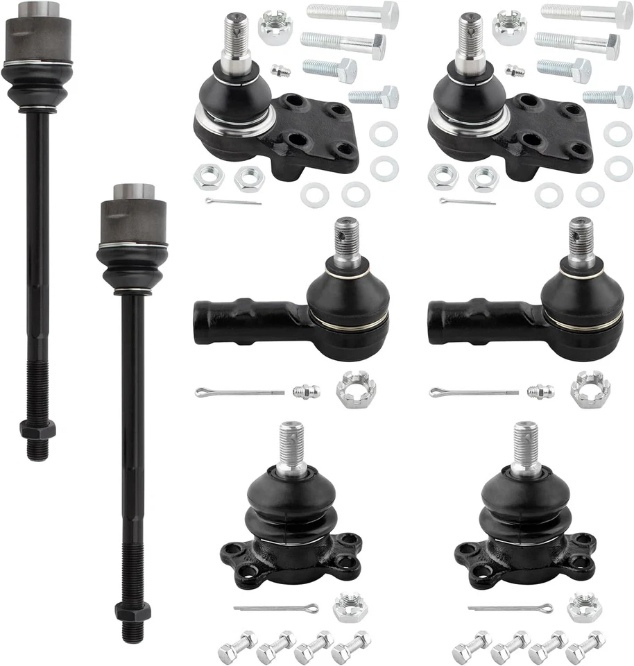 Rótulas inferiores superiores delanteras extremos exteriores interiores de varilla de amarre para Chevrolet LUV 1981 82 Foto 3 de 4