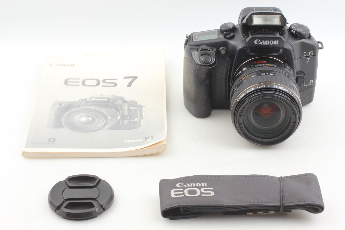 フィルムカメラ Canon EOS 7 EYE CONTROL 28-105mm 3.5-4.5 Exc+5】 Canon EOS-7 EOS 7 Film Camera Body EF 28-105mm f/3.5
