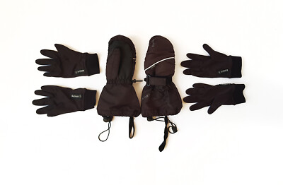ESKA Kinder Ski Fauster XS 4 - 6 Jahre mit 2 Paar Reusch Handschuhe Dryzone XT 