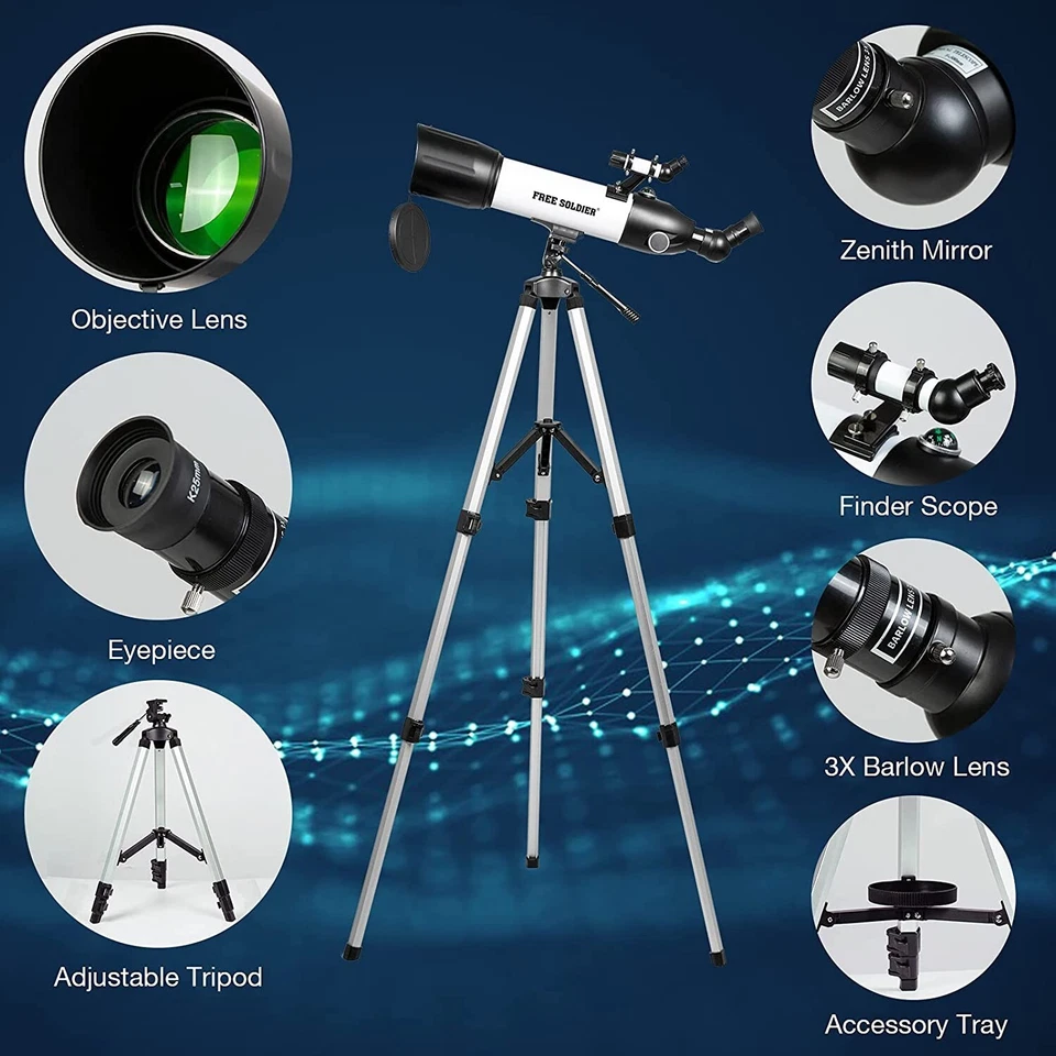 Telescope for Astronomy- 700x90mm AZ Astronomical Professional Refractor - Image 3 of 4