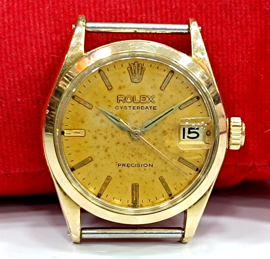 Vintage Rolex OysterDate Precision Ref.6466 Cal 1210 Unisex Vintage Rolex OysterDate Precision Ref.6466 Cal 1210 Unisex