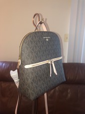 Michael Kors Viv Large Leather Backpack 