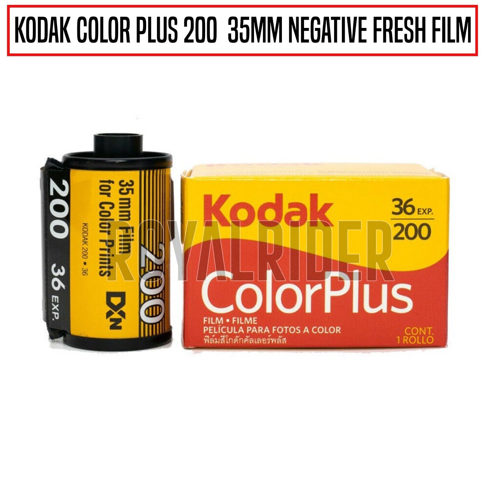 Kodak ColorPlus 200 Color Negative Film (35mm Roll Film, 36