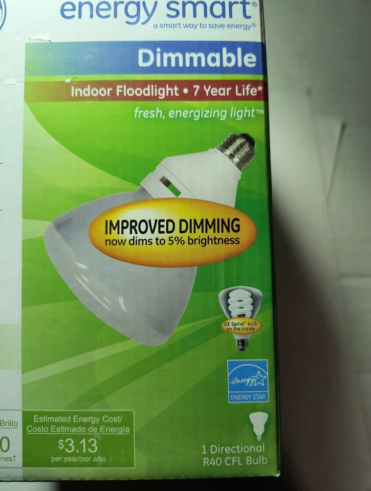 GE Energy Smart Dimmable Indoor Floodlight, 7 Year Life, 26W=90W - Image 3 of 4