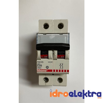 Interruttore Magnetotermico Bticino 2P 25A FC820C25 - Per Quadri Elettrici, 4500A - Foto 5