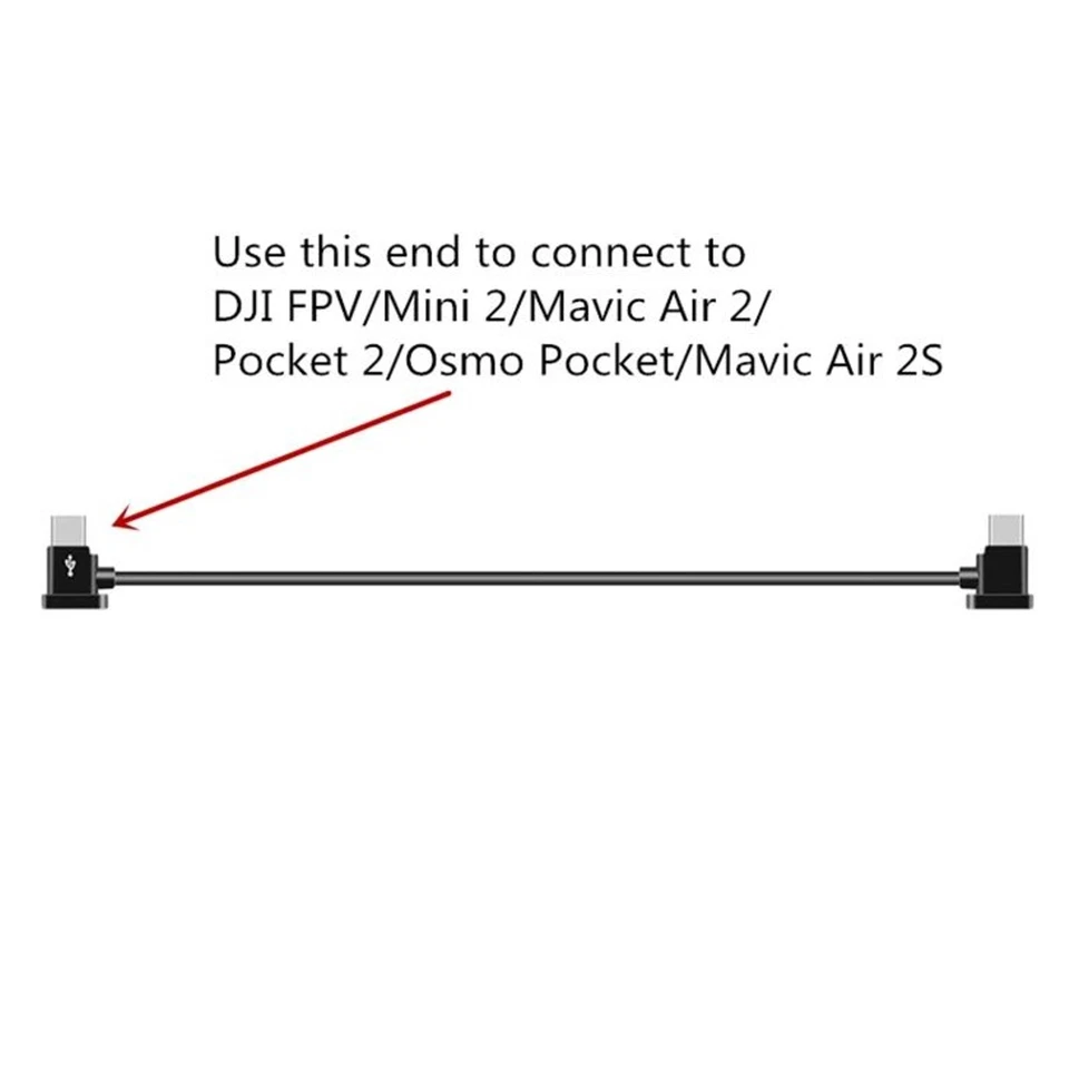 For DJI MAVIC MINI 2 / AIR 2 Replacement Controller 15cm Data Cable USB-C / IOS! - Image 3 of 4