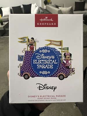 Hallmark 2023 DISNEY'S ELECTRICAL PARADE Magic Light Sound Ornament BRAND NEW