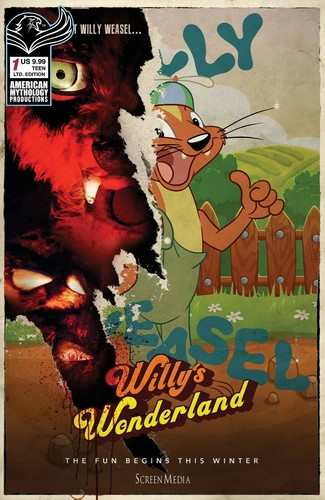 Cómics de la precuela #1-4 de Willy's Wonderland #1-4 casi nuevo 2022 de mitología americana - Imagen 7 de 16