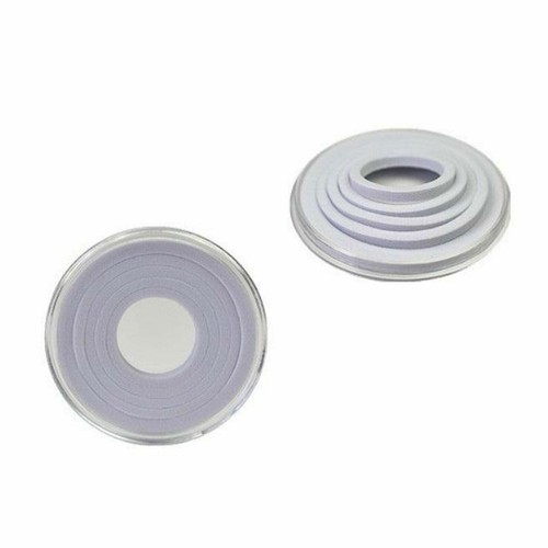 100PCS Capsule per Monete con Guarnizione in Schiuma Custodia Portaoggetti Portatile in Legno - Foto 7 di 9