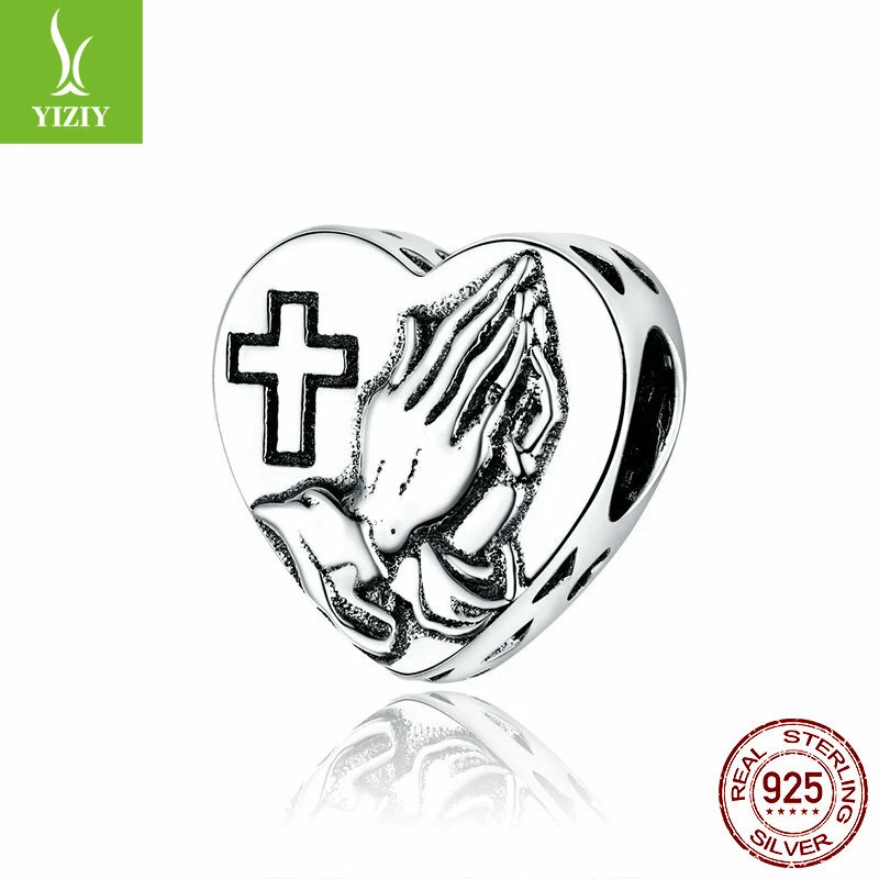 VALENTINO Cionondoli Moda Donna Autentici Argento Sterling S925 Preghiera Per Amore Adatta Bracciali