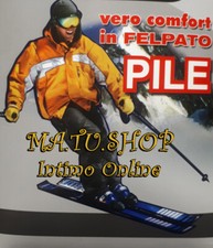 Calzamaglia Uomo CARPENTER Lunga in Pile Felpato Termico senza piede Aperta