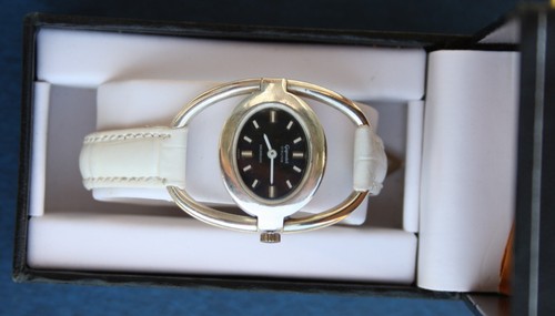 GIGANDET - Vintage Silver (925) Swiss Women's Mechanical Watch, 17 Jewels 1970. - Picture 7 of 24