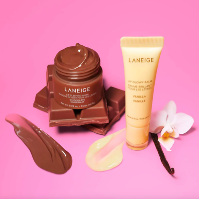 LANEIGE S'more Kisses Set, Limtied Edition Lip Balm and Sleeping