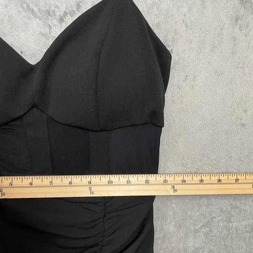 Whimsigoth Romantic Ruched Corset Slit Maxi Gown Small Formal Evening Hoco Gala - Picture 5 of 7
