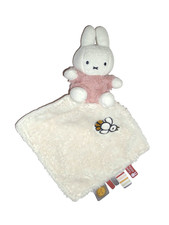 WIE NEU * Miffy Nijntje H&auml;schen Hase Fluffy Vogel Tiamo Kuscheltuch Schmusetuch