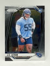 2024 Panini Prizm Football #334 J.C. Latham Rookie RC Tennessee Titans