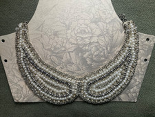 1980s pearl and silver necklace Accessorize