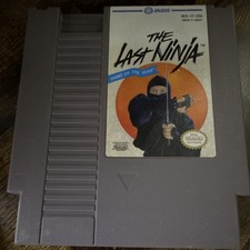Jaleco The Last Ninja Nintendo NES Game Cartridge Authentic Original Release