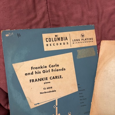 Frankie Carle And His Girl Friends Columbia CL 6018 LP 10  1950s bx3