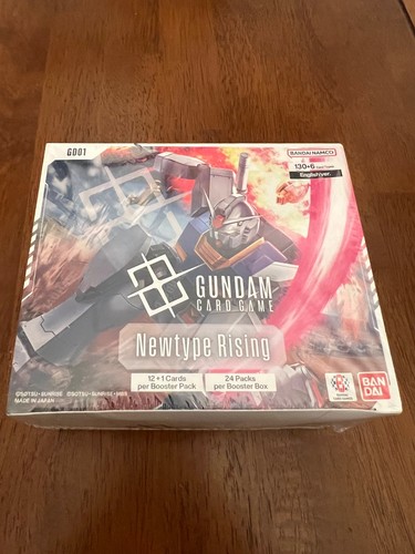 Gundam TCG GD01 Newtype Rising Factory Sealed Booster Box Englisch