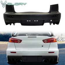 Fits 08-15 Mitsubishi Lancer Rear Bumper Evo X Style Cover Conversion Pp Fits 08-15 Mitsubishi Lancer Rear Bumper Evo X Style Cover Conversion Pp