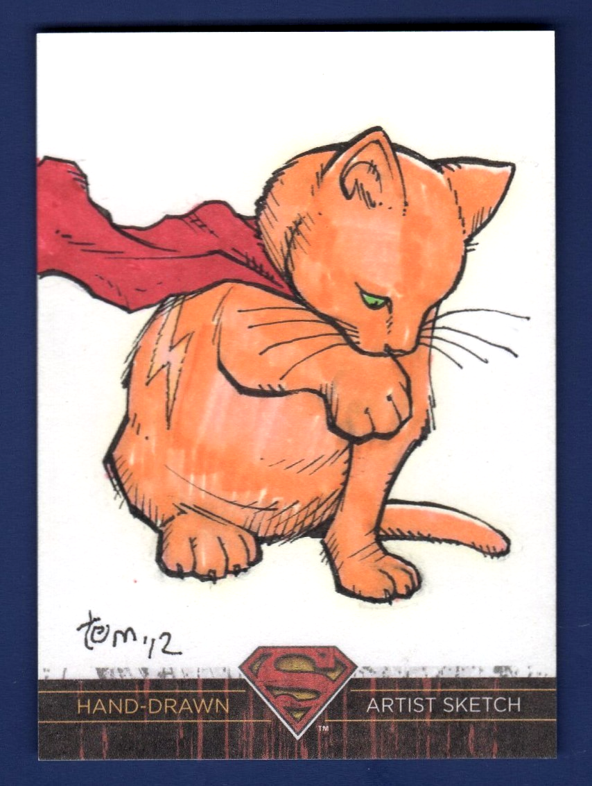 2013 Cryptozoic DC Superman: The Legend Streaky the Supercat