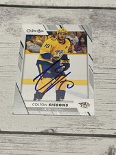 Colton Sissons Signed Card OPC O-PEE-CHEE JSA COA IP Auto Nashville Predators a