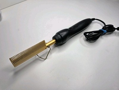 Elektrische Glätteisen Bürste Bart Haarkamm Lockenstab Heißes Haar Flach Werkzeug