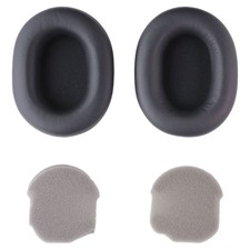 Replacement Ear Pad Cushions for Sony WH-1000XM5 Headphones - Black