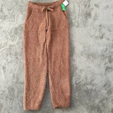 NWT Honeydew Soft Fuzzy Brown Pajama Lounge Pants Women's SMALL