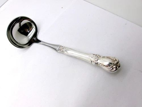 ❤️  TOWLE OLD MASTER Sterling/Stainless Soup Ladle Spoon New Cond 7-1/4 inch