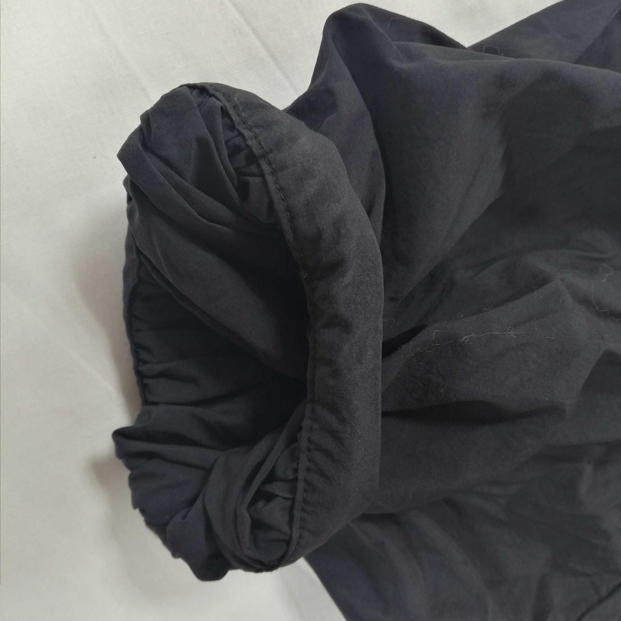 Ameri Black Collar Dirty Puff Sleeve Blouse - image 7