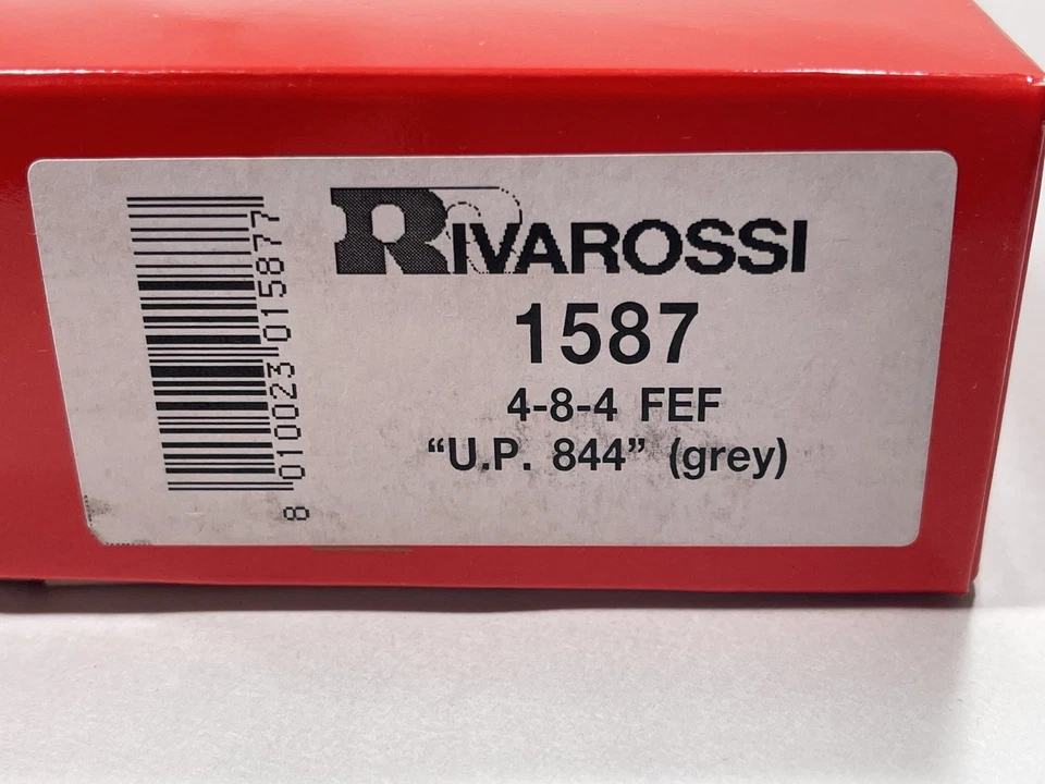Vintage Rivarossi NOS 4-8-4 FEF Locomotive Union Pacific 844 Grey NIB Early Prod - Image 2 of 4