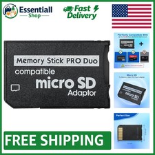 Compact Memory Stick PRO Duo Adapter - Expand PSP and Camera Storage Easily