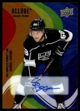 2022-23 Upper Deck Allure Color Flow Auto Full Rainbow RC Samuel Fagemo Rookie
