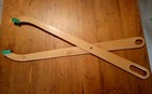 Vintage 27" Wooden Laundry Tongs Reaching Pick Up Grabbers Tool — photo 3