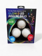 Fun in Motion Glow.0 LED Juggling Balls - Set of 3 - Wes Peden - NEW