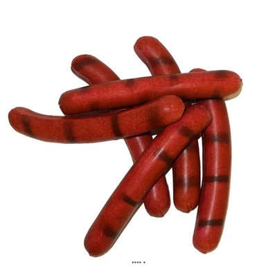 Saucisses Knack Factices grillées &ndash; Lot de 6 en Plastique Soufflé 165 x 2 - Bild 1 von 3