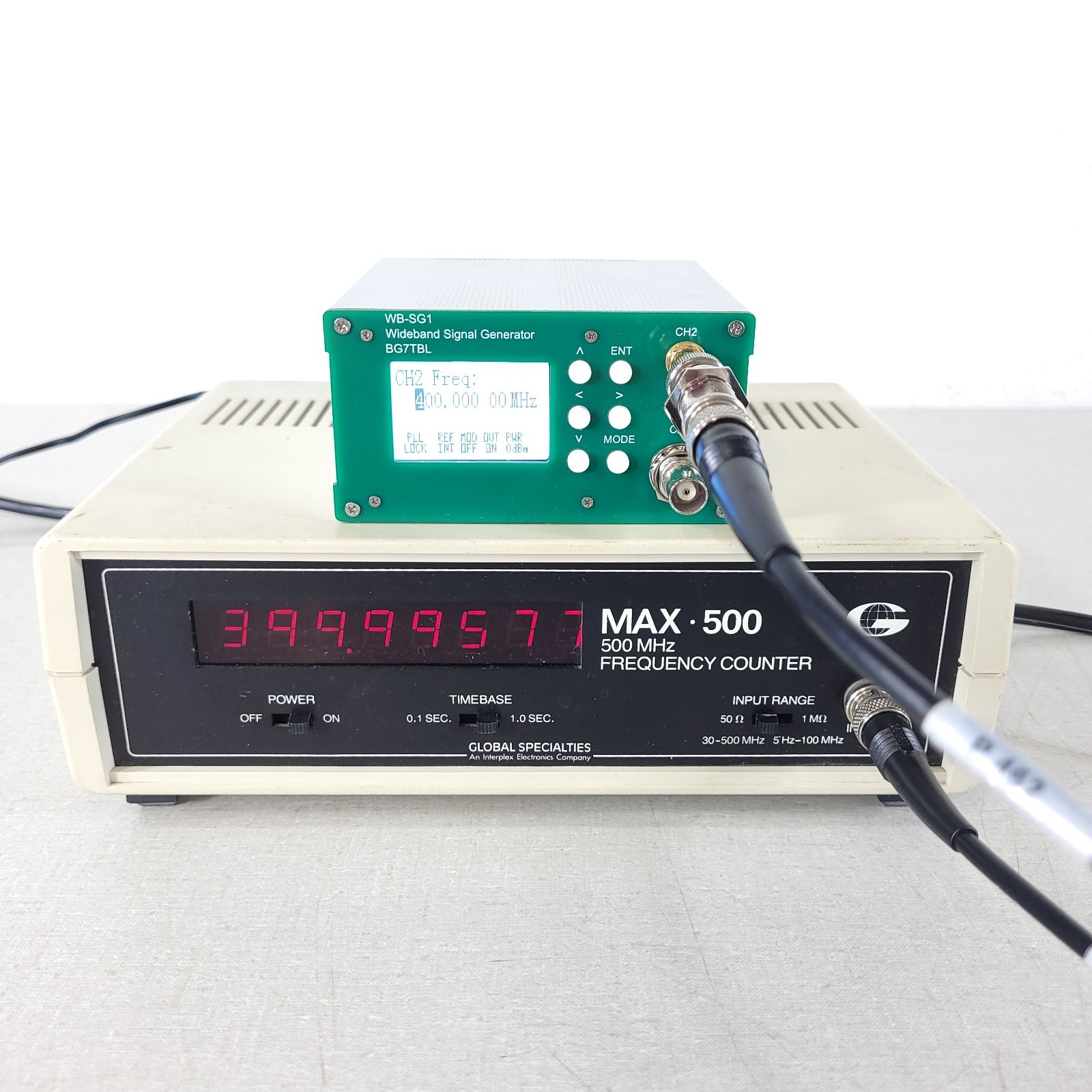 Global Specialties E&L Instruments MAX 500 Frequency Counter 5Hz To 500MHz