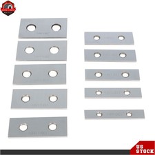 10 Pair 1/8  3" Precision Parallel Set Hardened Steel In Case Steel New